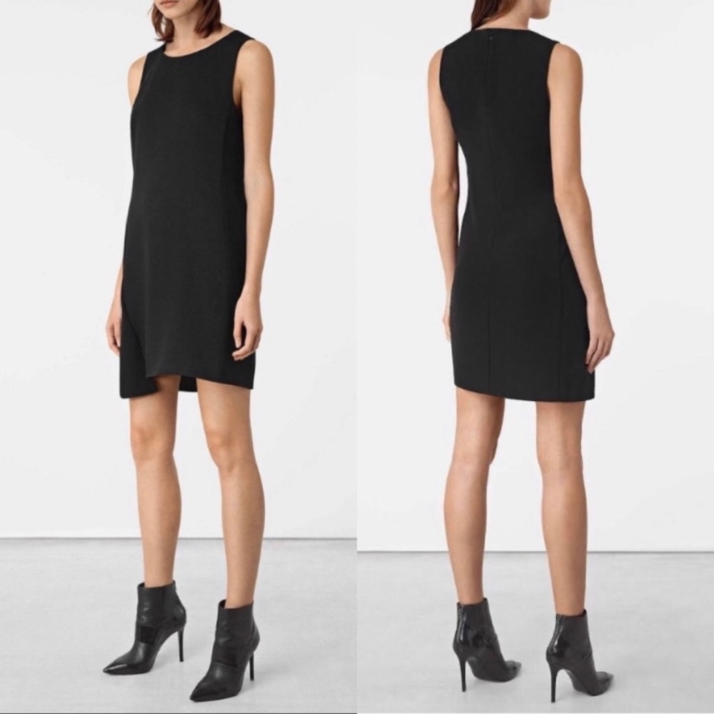 All Saints Tara Dress In Black